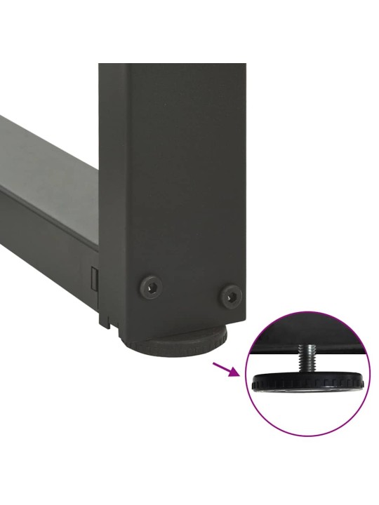 BAARILAUA JALAD T-KUJULISED 2 TK, ANTRATSIITHALL, 60 X 35 X (110-111) CM, TERAS