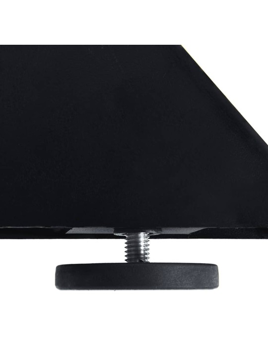 SÖÖGILAUA JALG, ÄMBLIKUKUJULINE, MUST, 150 X 78 X (72–73) CM, TERAS