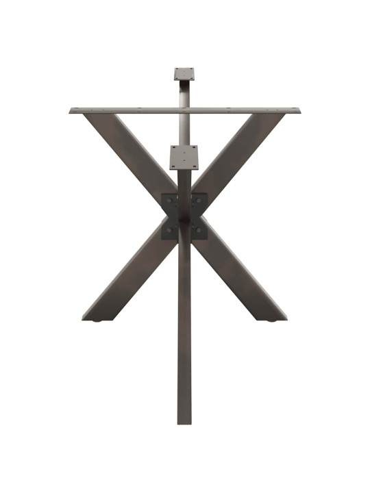 SÖÖGILAUA JALG, ÄMBLIKUKUJULINE, MUST, 150 X 78 X (72–73) CM, TERAS