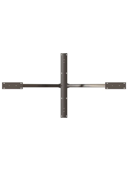 SÖÖGILAUA JALG, ÄMBLIKUKUJULINE, MUST, 150 X 78 X (72–73) CM, TERAS