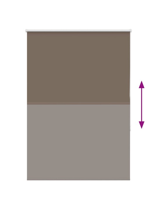 PIMENDAV RULOO COFFEE 110X130 CM KANGA LAIUS 105,7 CM POLÜESTER