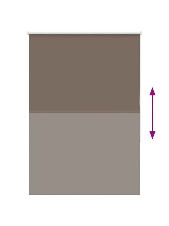 RULOO PIMENDAV COFFEE 100X150 CM KANGA LAIUS 95,7 CM POLÜESTER