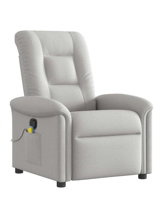 MASSAGE RECLINER TOOL CLOUD GREY FABRIC