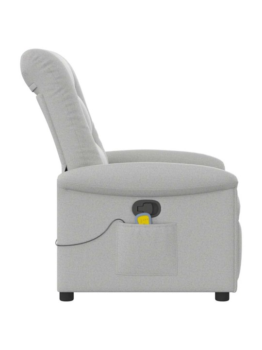 MASSAGE RECLINER TOOL CLOUD GREY FABRIC