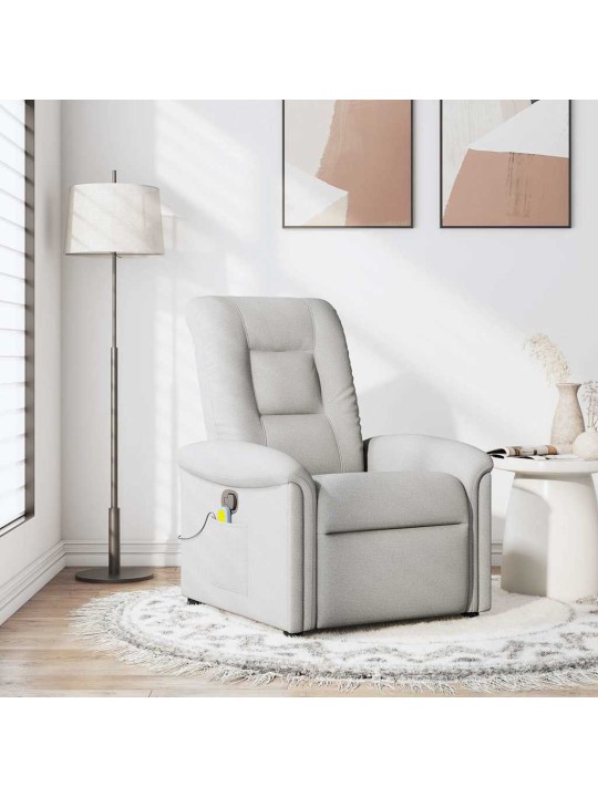 MASSAGE RECLINER TOOL CLOUD GREY FABRIC