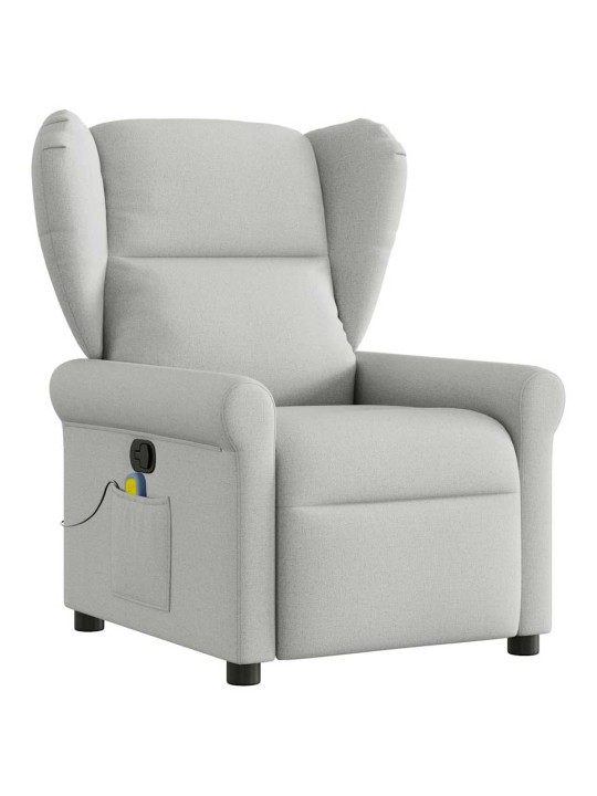 MASSAGE RECLINER TOOL CLOUD GREY FABRIC