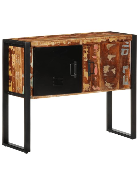KONSOOLKAPP MITMEVÄRVILINE 90X35X75 CM TAASKASUTATUD TÄISPUIT