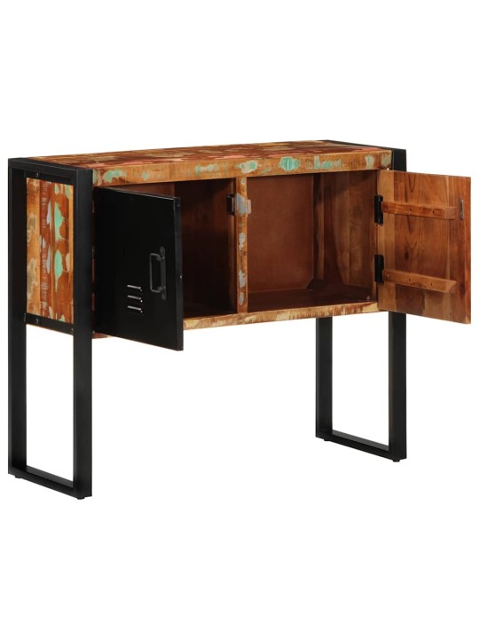 KONSOOLKAPP MITMEVÄRVILINE 90X35X75 CM TAASKASUTATUD TÄISPUIT