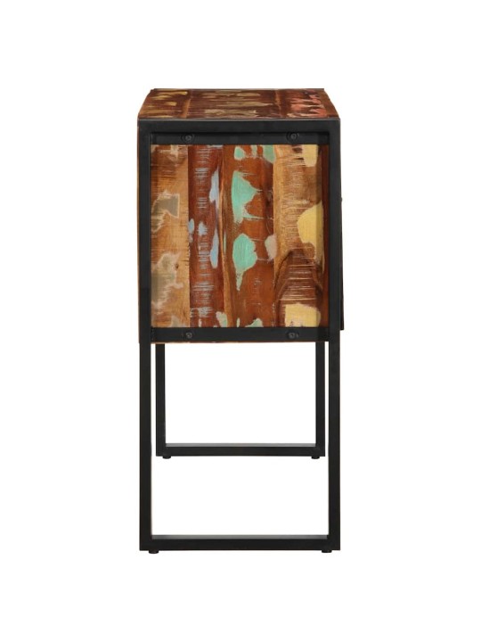 KONSOOLKAPP MITMEVÄRVILINE 90X35X75 CM TAASKASUTATUD TÄISPUIT