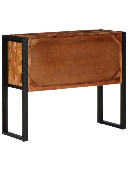 KONSOOLKAPP MITMEVÄRVILINE 90X35X75 CM TAASKASUTATUD TÄISPUIT
