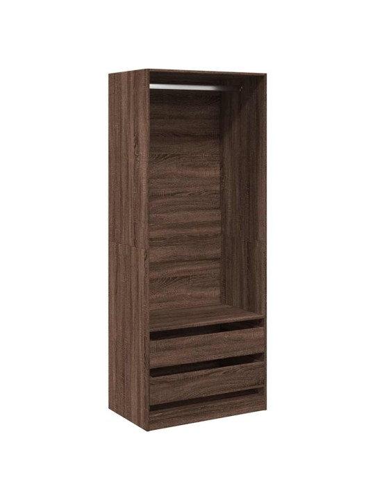 RIIDEKAPP, PRUUN TAMM, 80X50X200 CM, TEHISPUIT