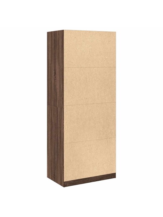 RIIDEKAPP, PRUUN TAMM, 80X50X200 CM, TEHISPUIT