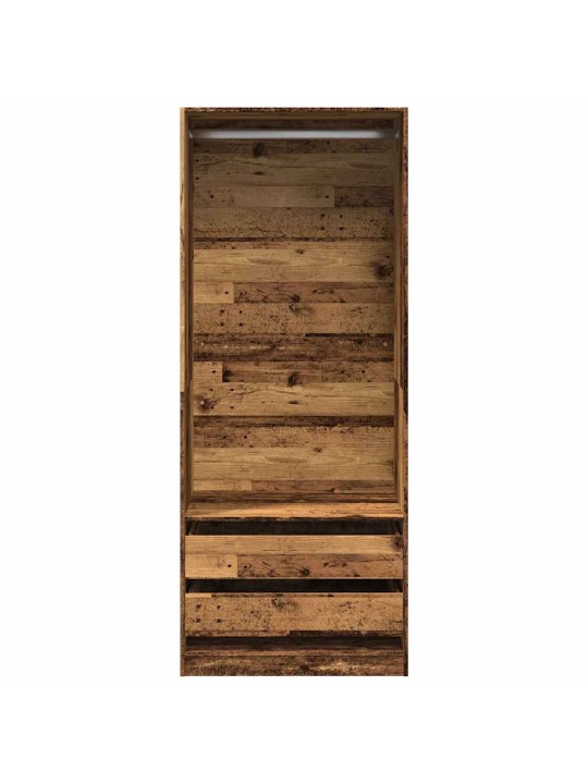 GARDEROOB VANA PUIDU 80X50X200 CM TEHISPUIT