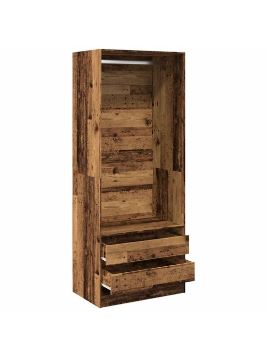 GARDEROOB VANA PUIDU 80X50X200 CM TEHISPUIT