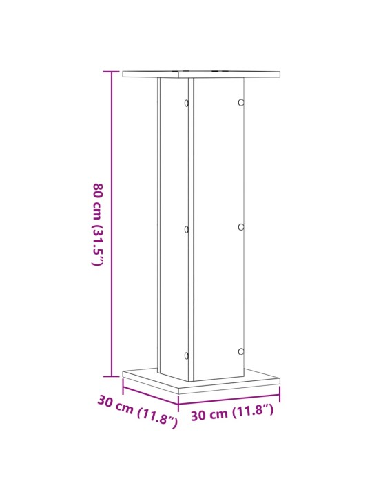 TAIMEALUSED 2 TK, VANA PUIT, 30X30X80 CM, TEHISPUIT