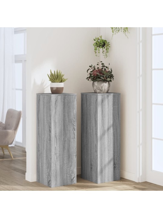 TAIMEALUSED 2 TK, HALL SONOMA TAMM, 33 X 33 X 100 CM, TEHISPUIT