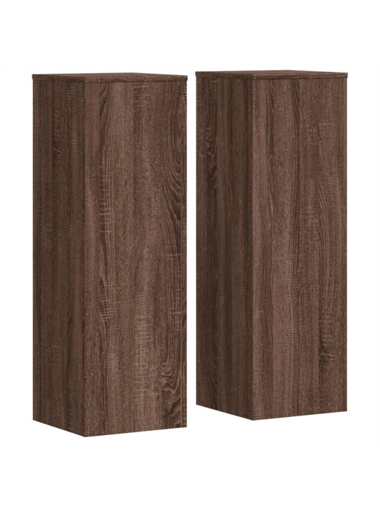 TAIMEALUSED 2 TK, PRUUN TAMM, 33 X 33 X 100 CM, TEHISPUIT