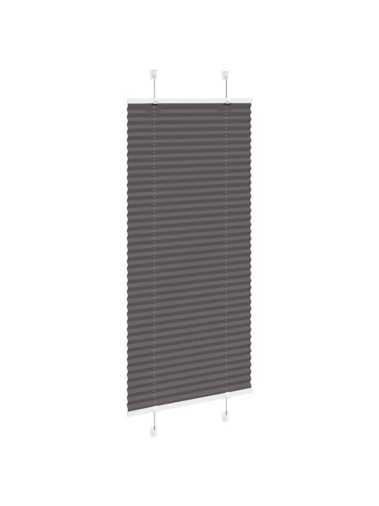 PLISSEERITUD RULOO MUST 55X100 CM KANGA LAIUS 54,4 CM POLÜESTER