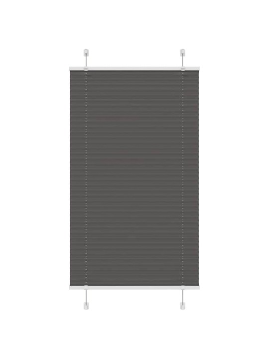 PLISSEERITUD RULOO MUST 75X100 CM KANGA LAIUS 74,4 CM POLÜESTER