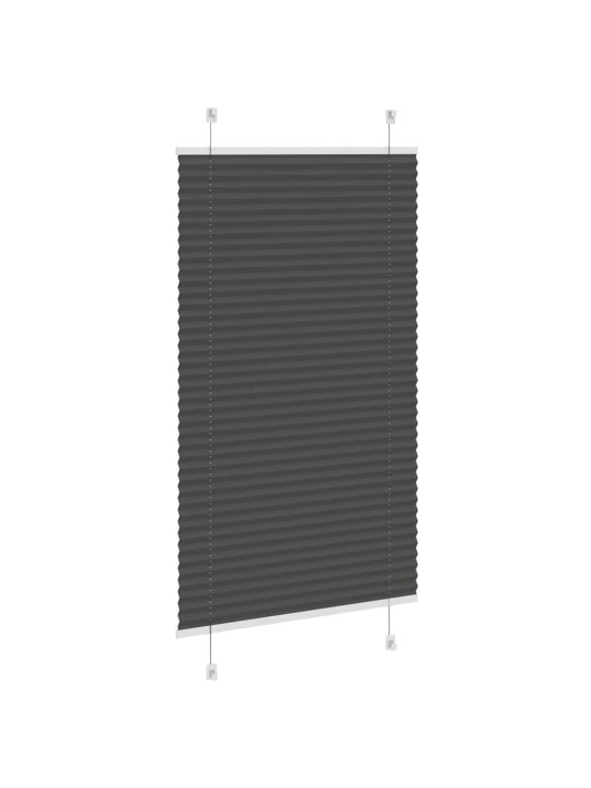 PLISSEERITUD RULOO MUST 75X100 CM KANGA LAIUS 74,4 CM POLÜESTER
