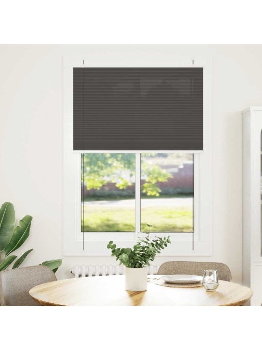 PLISSEERITUD RULOO MUST 85X100 CM KANGA LAIUS 84,4 CM POLÜESTER
