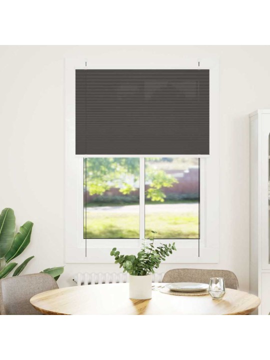 PLISSEERITUD RULOO MUST 90X100 CM KANGA LAIUS 89,4 CM POLÜESTER