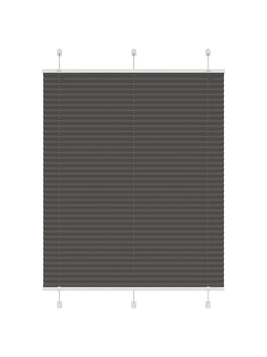 PLISSEERITUD RULOO MUST 105X100 CM KANGA LAIUS 104,4 CM