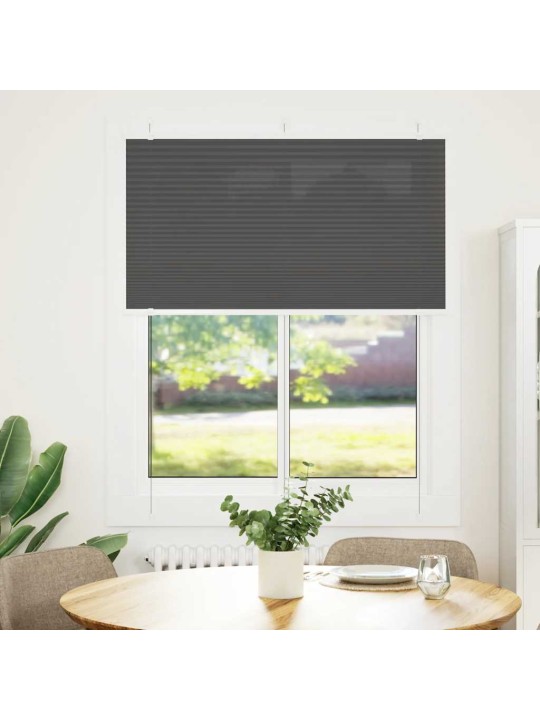 PLISSEERITUD RULOO MUST 105X100 CM KANGA LAIUS 104,4 CM