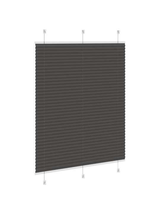PLISSEERITUD RULOO MUST 105X100 CM KANGA LAIUS 104,4 CM