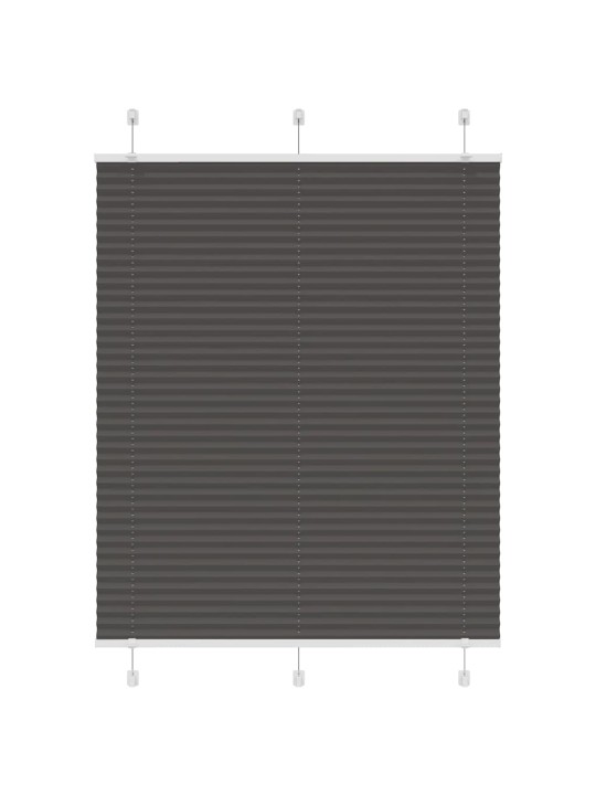 PLISSEERITUD RULOO MUST 110X100 CM KANGA LAIUS 109,4 CM