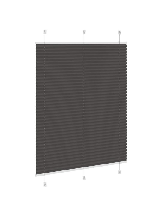 PLISSEERITUD RULOO MUST 110X100 CM KANGA LAIUS 109,4 CM