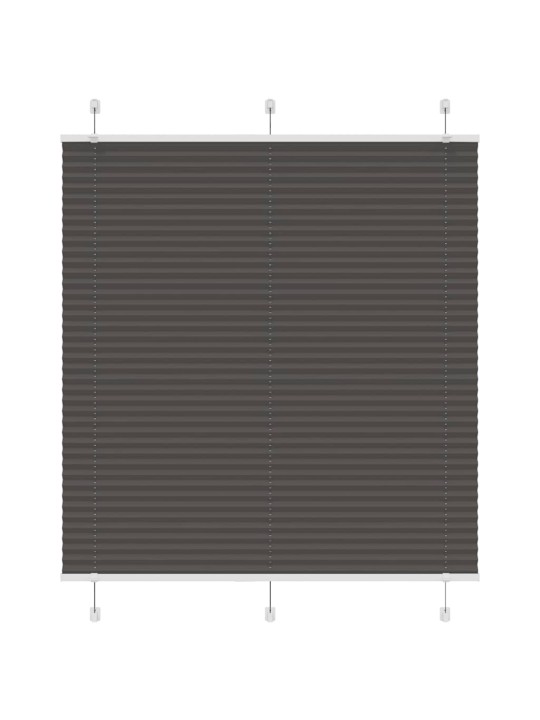 PLISSEERITUD RULOO MUST 115X100 CM KANGA LAIUS 114,4 CM