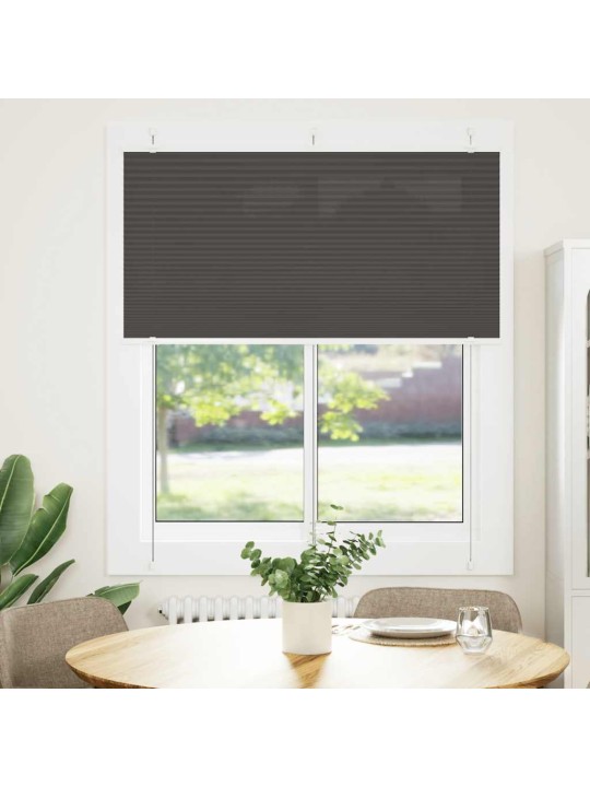 PLISSEERITUD RULOO MUST 115X100 CM KANGA LAIUS 114,4 CM