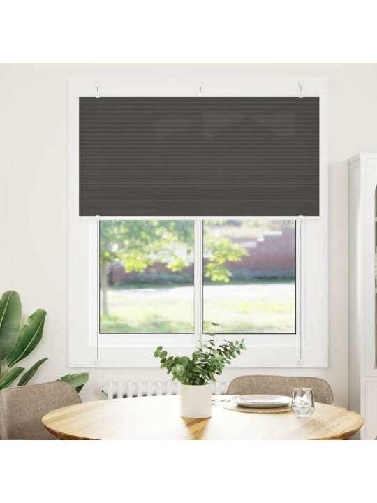 PLISSEERITUD RULOO MUST 120X100 CM KANGA LAIUS 119,4 CM