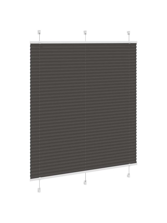 PLISSEERITUD RULOO MUST 120X100 CM KANGA LAIUS 119,4 CM