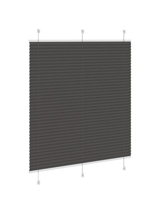 PLISSEERITUD RULOO MUST 120X100 CM KANGA LAIUS 119,4 CM