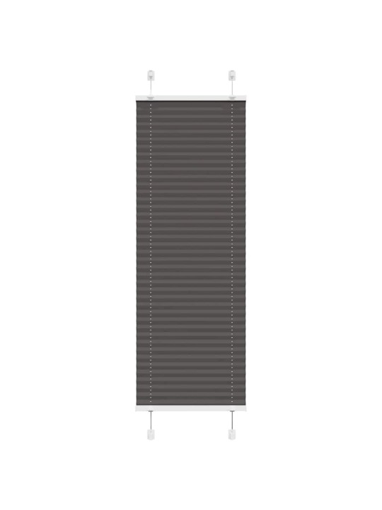 PLISSEERITUD RULOO MUST 45X150 CM KANGA LAIUS 44,4 CM POLÜESTER