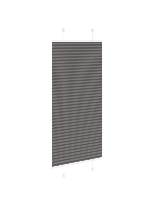PLISSEERITUD RULOO MUST 65X150 CM KANGA LAIUS 64,4 CM POLÜESTER