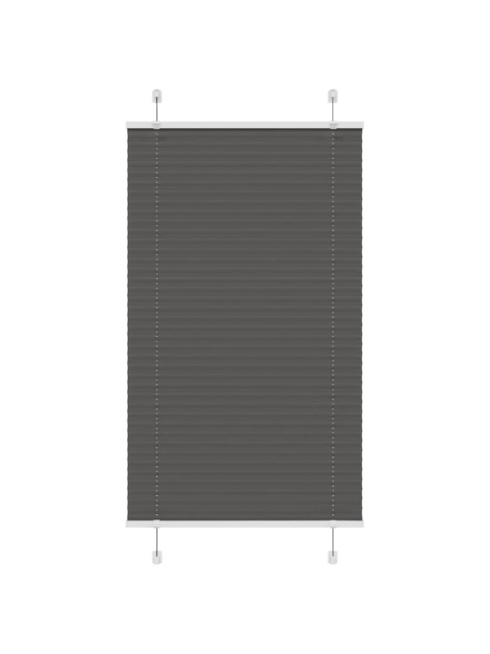 PLISSEERITUD RULOO MUST 80X150 CM KANGA LAIUS 79,4 CM POLÜESTER