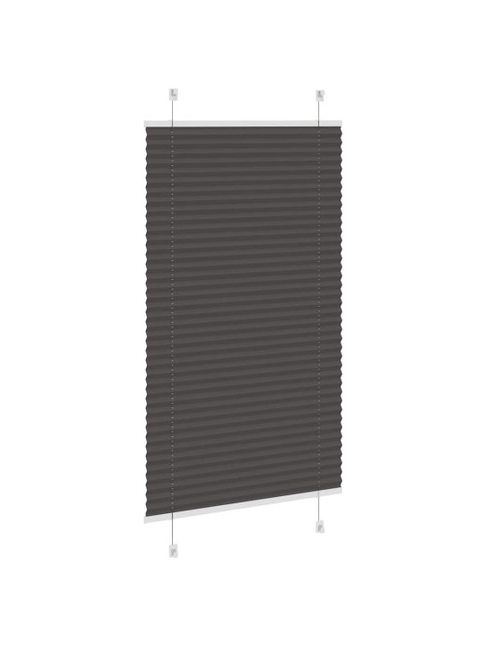 PLISSEERITUD RULOO MUST 80X150 CM KANGA LAIUS 79,4 CM POLÜESTER