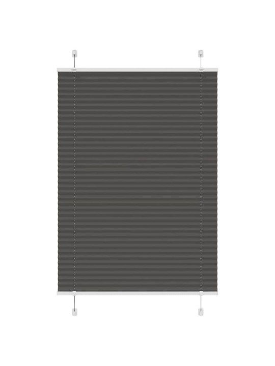PLISSEERITUD RULOO MUST 85X150 CM KANGA LAIUS 84,4 CM POLÜESTER