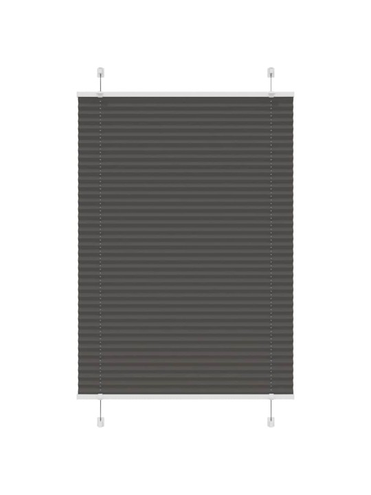 PLISSEERITUD RULOO MUST 90X150 CM KANGA LAIUS 89,4 CM POLÜESTER