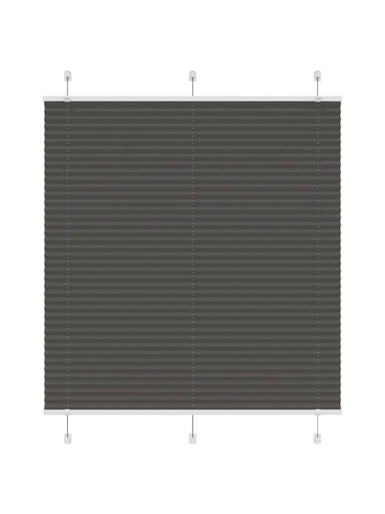 PLISSEERITUD RULOO MUST 120X150 CM KANGA LAIUS 119,4 CM
