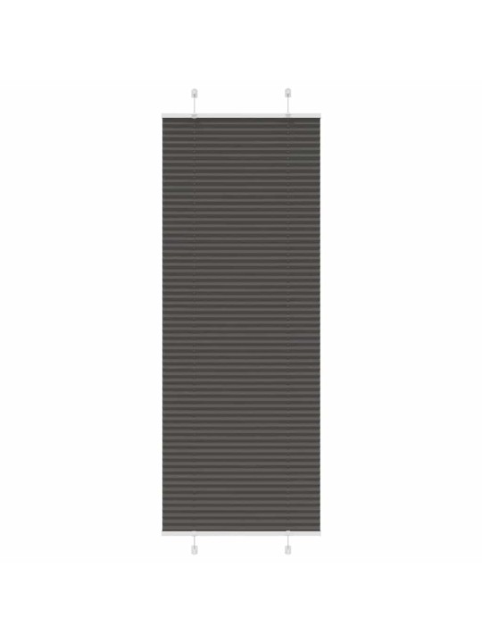 PLISSEERITUD RULOO MUST 70X200 CM KANGA LAIUS 69,4 CM POLÜESTER