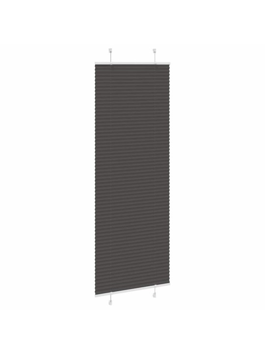 PLISSEERITUD RULOO MUST 70X200 CM KANGA LAIUS 69,4 CM POLÜESTER
