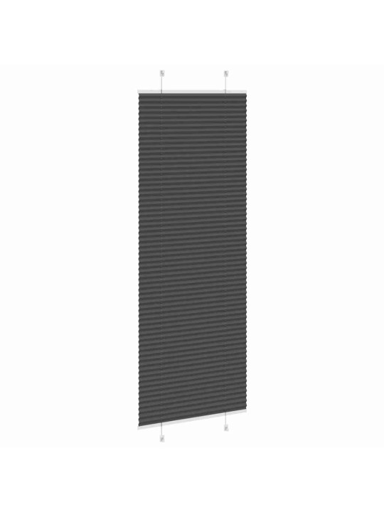 PLISSEERITUD RULOO MUST 70X200 CM KANGA LAIUS 69,4 CM POLÜESTER
