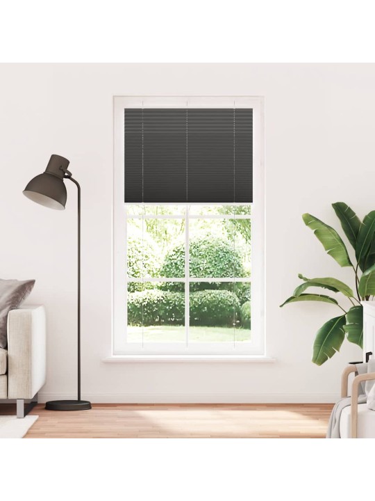 PLISSEERITUD RULOO MUST 105X200 CM KANGA LAIUS 104,4 CM