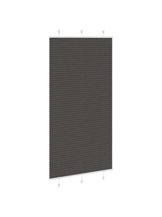 PLISSEERITUD RULOO MUST 105X200 CM KANGA LAIUS 104,4 CM