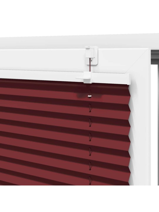 PLISSEERITUD RULOO BORDEAUX PUNANE 105X100 CM KANGA LAIUS