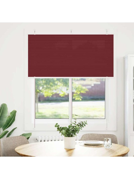 PLISSEERITUD RULOO BORDEAUX PUNANE 120X100 CM KANGA LAIUS